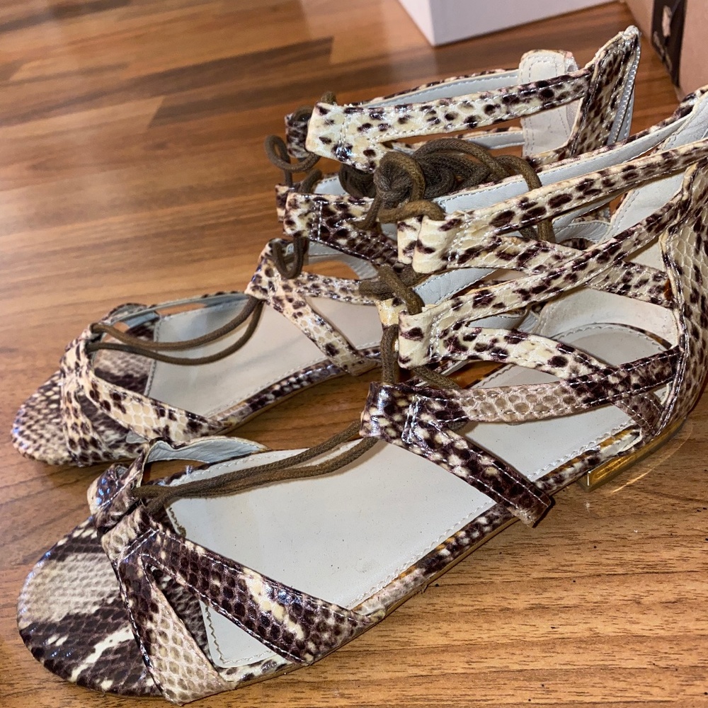 Aldo snakeskin sandals